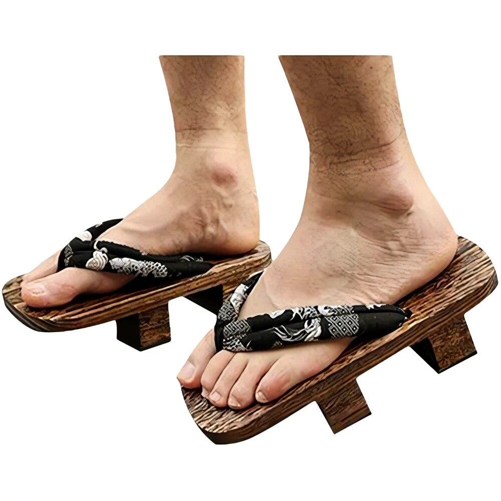 LATERONON Japanese Clogs Sandals Wooden Shoes Traditional Japanese Styles Heian Periode Geta Slippers Summer Shoes Cosplay db3b1023 3d14 4ec1 a370 33c52f37cc92